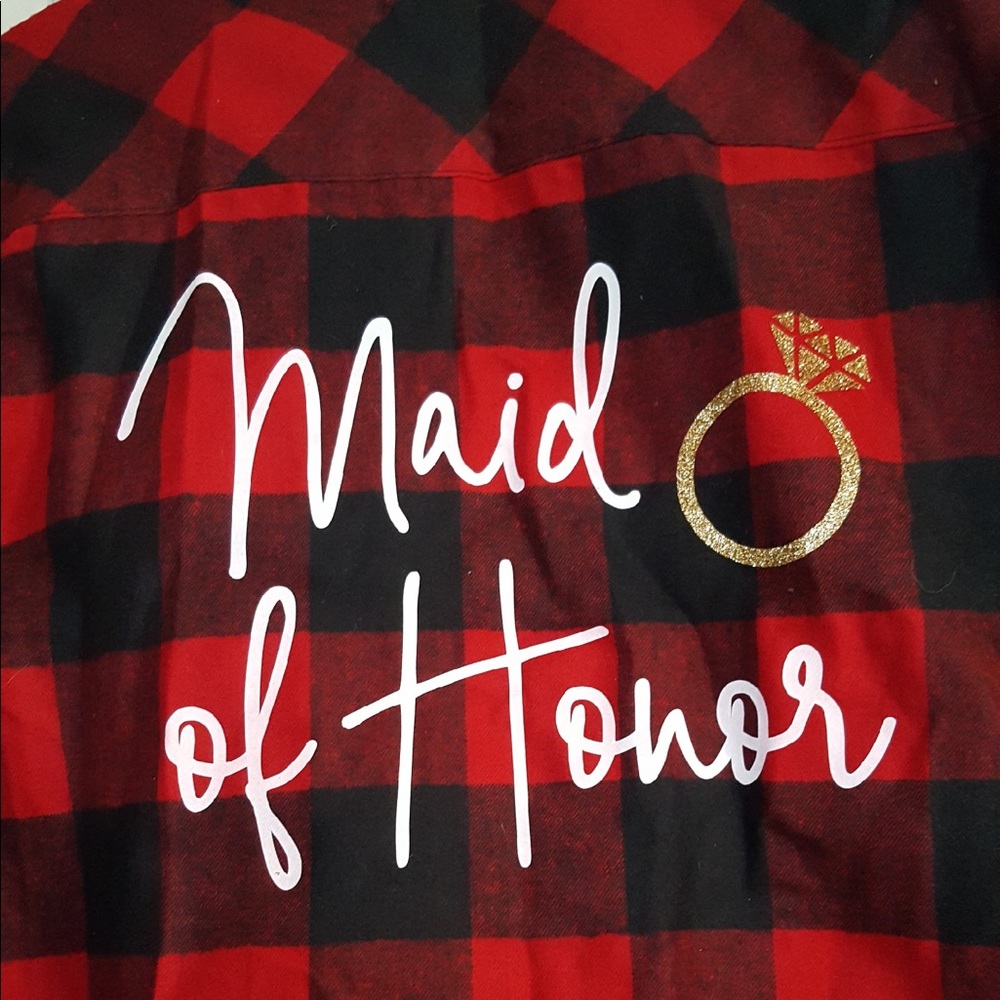 Maid of honor flannel